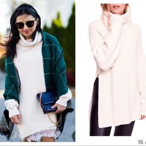 free people turtleneck sweater XS